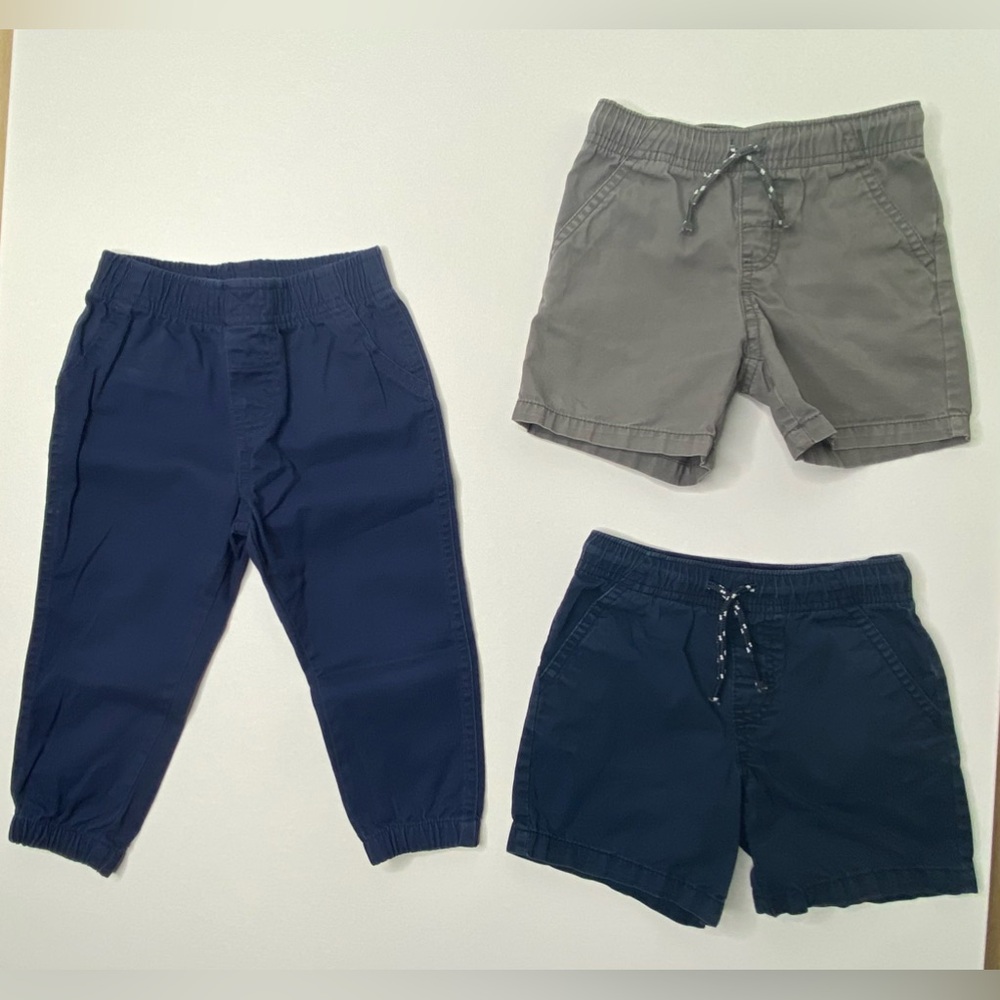 Cat & Jack / Bum Pull on Pants & Shorts with Elastic Waistband 2T Boys